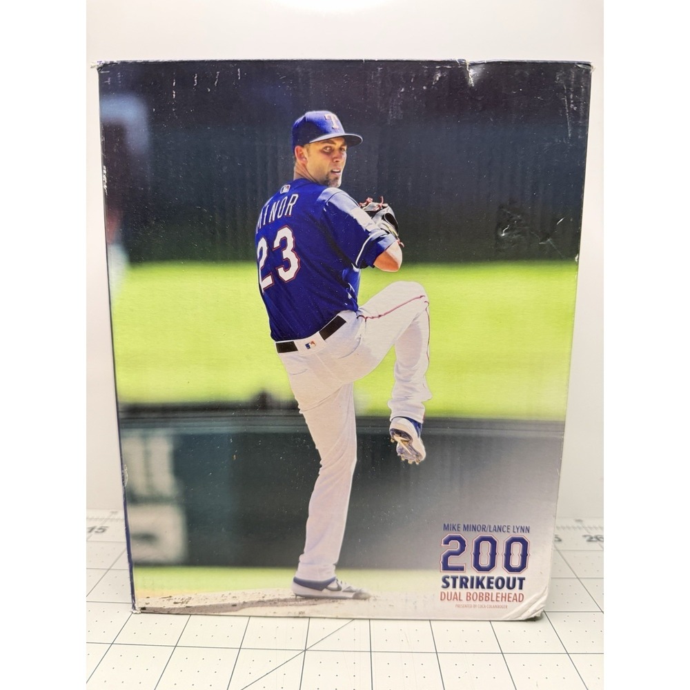 Mike Minor & Lance Lynn Texas Rangers 200 Strikeout Dual Bobblehead SGA
